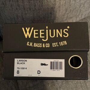 G.H. Bass & Co. Weejuns Larson Classic Black Loafers